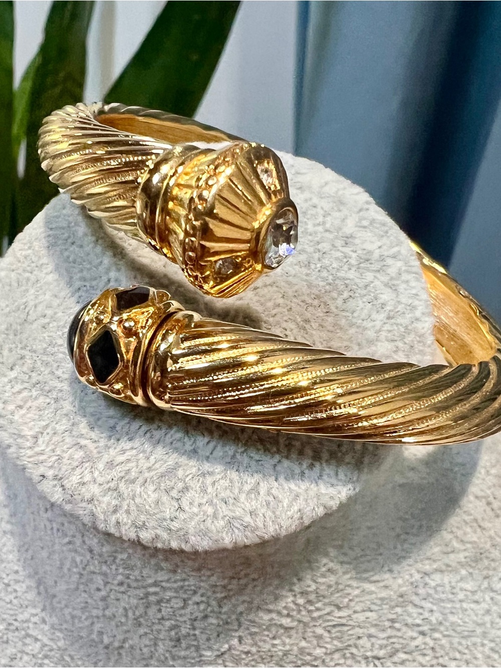 Joan Rivers Gold-Tone Clamper bracelet